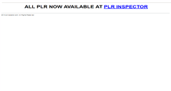 Desktop Screenshot of ineedplr.com